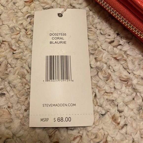 NWT Steve Madden Beautiful Coral Crossbody Purse - Picture 3 of 9